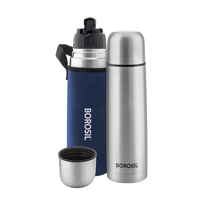 Borosil Stainless Steel  Flask Water Bottle,1000 ml
